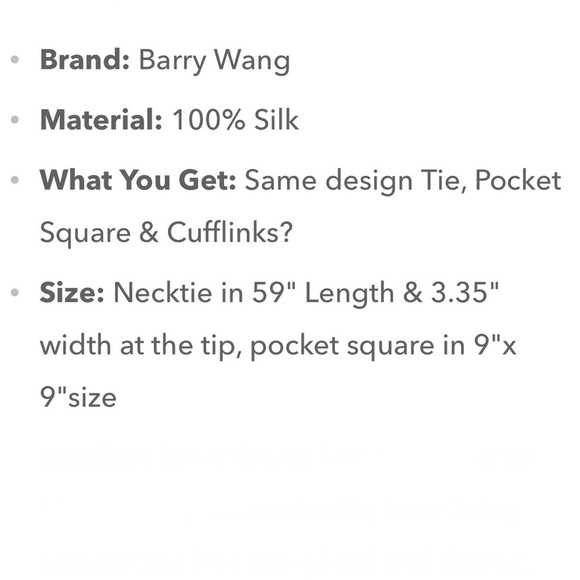 Black and pink stripe tie set - Picture 6 of 6